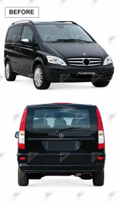 ชุดเปลี่ยนโฉม Mercedes-Benz Vito/V-Class W639 ทรง Maybach แบบไม่ตัดต่อ แบบที่ 2