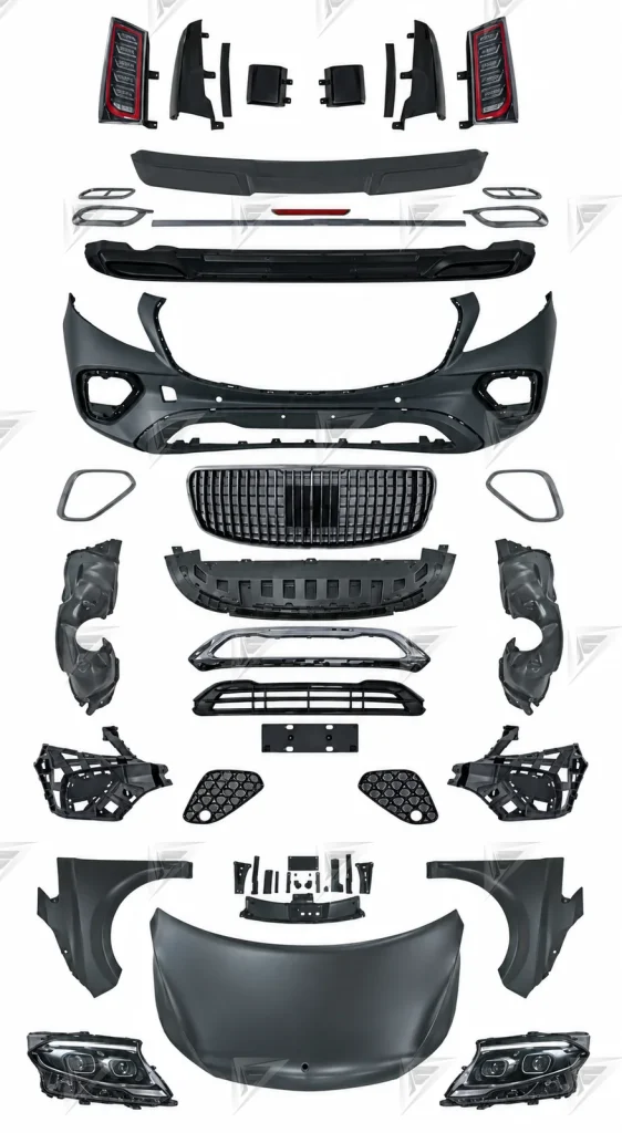 ชุดเปลี่ยนโฉม Mercedes-Benz Vito/V-Class W639 ทรง Maybach แบบไม่ตัดต่อ แบบที่ 2