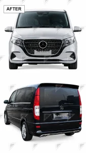 ชุดเปลี่ยนโฉม Mercedes-Benz Vito/V-Class W639 ทรง AMG ชุดหน้า