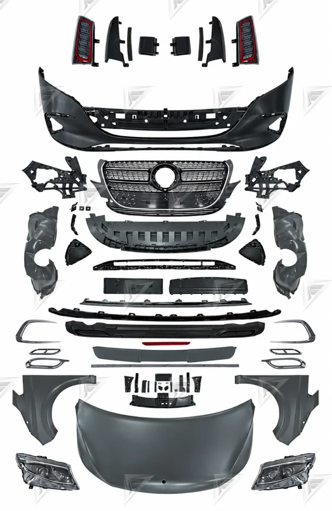 ชุดเปลี่ยนโฉม Mercedes-Benz Vito/V-Class W639 ทรง AMG แบบไม่ตัดต่อ