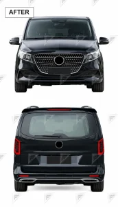 ชุดเปลี่ยนโฉม Mercedes-Benz Vito/V-Class W639 ทรง AMG แบบตัดต่อ