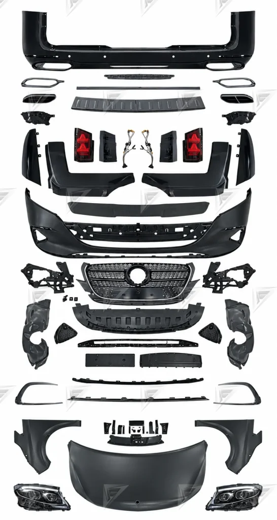 ชุดเปลี่ยนโฉม Mercedes-Benz Vito/V-Class W639 ทรง AMG แบบตัดต่อ