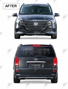 ชุดเปลี่ยนโฉม Mercedes-Benz Vito/V-Class W639 ทรง Executive ตราตั้ง แบบไม่ตัดต่อ