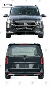 ชุดเปลี่ยนโฉม Mercedes-Benz Vito/V-Class W639 ทรง Executive ตราตั้ง แบบตัดต่อ