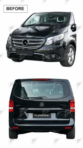 ชุดเปลี่ยนโฉม Mercedes-Benz Vito/V-Class W447 ทรง Maybach แบบไม่ตัดต่อ