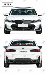 ชุดเปลี่ยนโฉม BMW 3 Series G20 เป็น G28 ทรง LCI แบบไม่ตัดต่อ