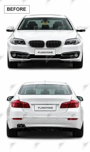 ชุดเปลี่ยนโฉม BMW 5 Series F10 เป็น G30 ทรง M-Tech แบบไม่ตัดต่อ