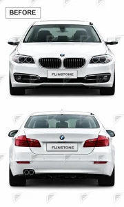 ชุดเปลี่ยนโฉม BMW 5 Series F10 เป็น G30 ทรง M-Tech แบบตัดต่อ