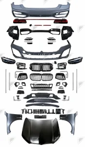 ชุดเปลี่ยนโฉม BMW 7 Series F02 เป็น G12 ทรง M760 แบบไม่ตัดต่อ