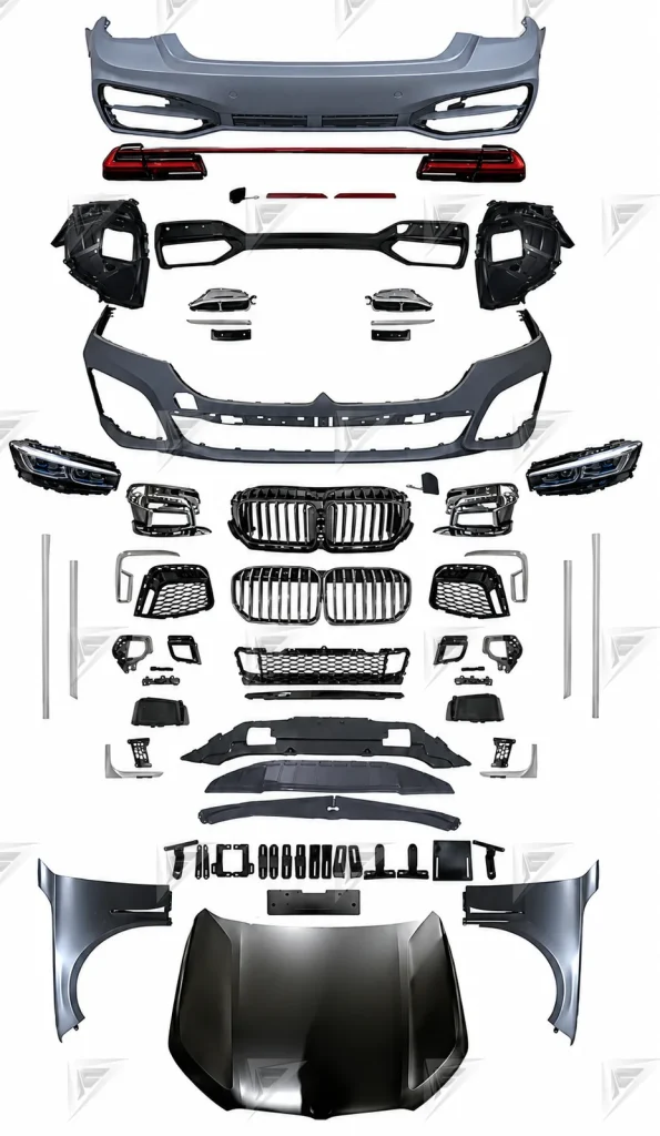 ชุดเปลี่ยนโฉม BMW 7 Series F02 เป็น G12 ทรง M760 แบบไม่ตัดต่อ