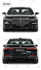 ชุดเปลี่ยนโฉม BMW 7 Series F02 เป็น G12 ทรง M760 แบบตัดต่อ