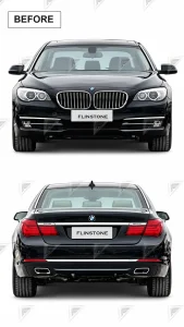 ชุดเปลี่ยนโฉม BMW 7 Series F02 เป็น G12 ทรง M760 แบบตัดต่อ