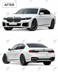 ชุดเปลี่ยนโฉม BMW 7 Series F01 เป็น G12 ทรง Bodykit แบบ 1:1 แบบไม่ตัดต่อ