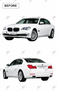 ชุดเปลี่ยนโฉม BMW 7 Series F01 เป็น G12 ทรง Bodykit แบบ 1:1 แบบไม่ตัดต่อ