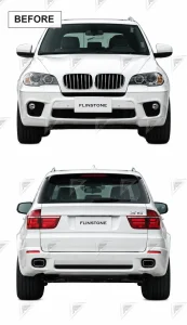 ชุดเปลี่ยนโฉม BMW X5 G05 ทรง X5M แบบไม่ตัดต่อ