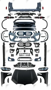 ชุดเปลี่ยนโฉม BMW X5 G05 ทรง X5M แบบไม่ตัดต่อ