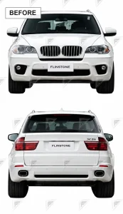 ชุดเปลี่ยนโฉม BMW X5 G05 ทรง M-Tech แบบไม่ตัดต่อ
