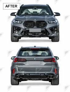 ชุดเปลี่ยนโฉม BMW X5 F95 ทรง M-Tech แบบไม่ตัดต่อ