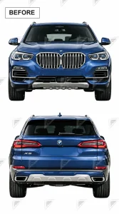 ชุดเปลี่ยนโฉม BMW X5 F95 ทรง LCI แบบไม่ตัดต่อ