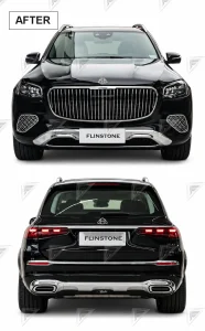 ชุดแปลงโฉม BAIC BJ90 BJ90 ทรง Maybach แบบ 1:1 แบบตัดต่อ
