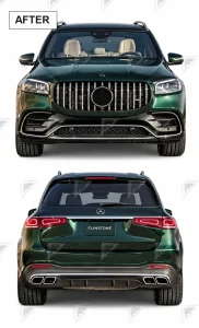 ชุดแปลงโฉม BAIC BJ90 BJ90 ทรง AMG แบบ 1:1 แบบตัดต่อ