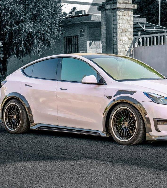 Tesla Model Y Performance AWD Long Range RWD Standard อะไหล่แต่ง CMST Tuning – ซุ้มล้อหน้า
