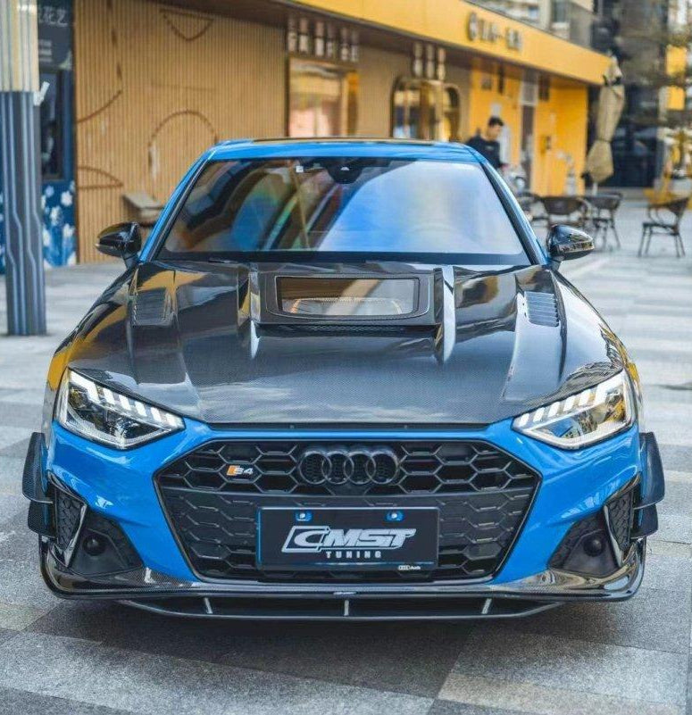 ฝากระโปรงหน้า CMST ทรง V1 สำหรับ Audi RS4 B9 2018-ON