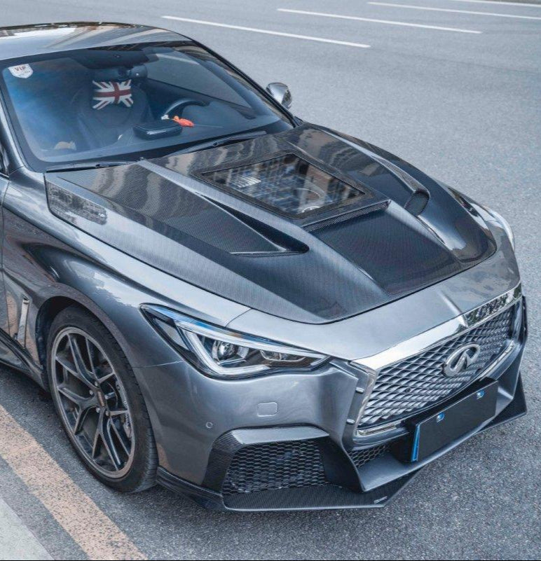 ฝากระโปรงหน้า CMST สำหรับ Infiniti Q60 2017-2022