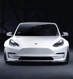 ลิ้นหน้า CMST ทรง สปลิตเตอร์ สำหรับ Tesla Model 3 2017-2023