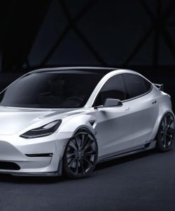 สเกิร์ตข้าง CMST ทรง V4 สำหรับ Tesla Model 3 2017-2023