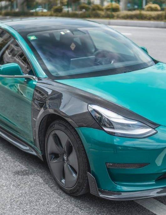 Tesla Model 3 Performance Long Range Standard Base อะไหล่แต่ง CMST Tuning – ซุ้มล้อหน้า