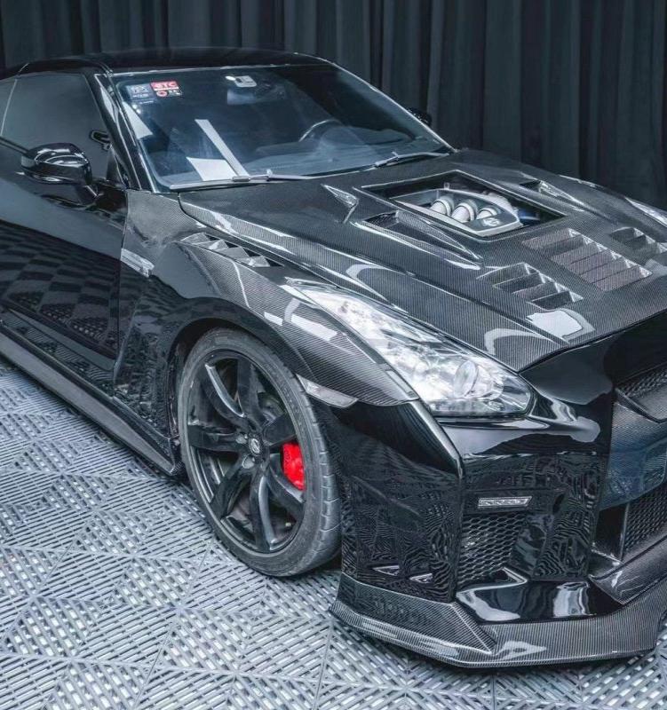 Nissan GTR Nismo T-Spec Black Edition Track Edition Premium Pure อะไหล่แต่ง CMST Tuning – Vented ซุ้มล้อหน้า