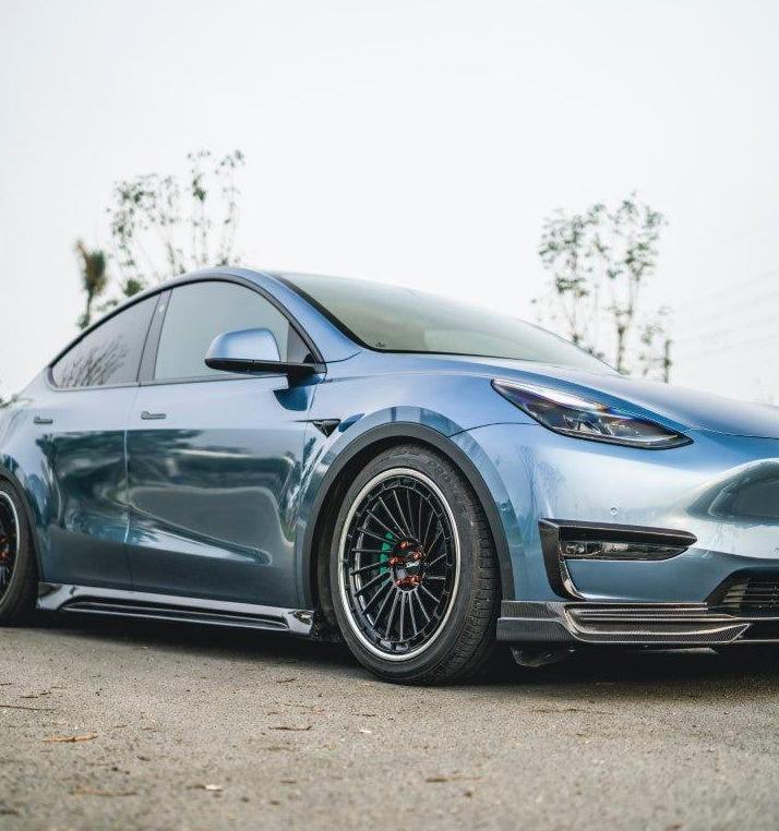 ชิ้นแต่งตัวถัง CMST ทรง V2 สำหรับ Tesla Model Y 2020-2025 (แบบที่ 2)