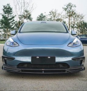 ลิ้นหน้า CMST ทรง สปลิตเตอร์ สำหรับ Tesla Model Y 2020-2025 (แบบที่ 3)