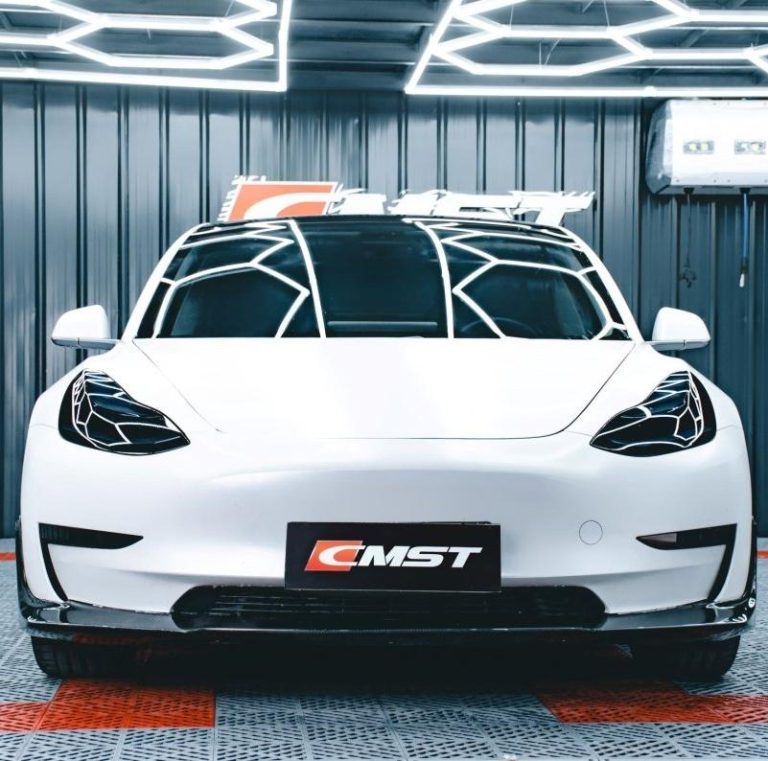 ลิ้นหน้า CMST ทรง สปลิตเตอร์ สำหรับ Tesla Model 3 2017-2023 (แบบที่ 2)