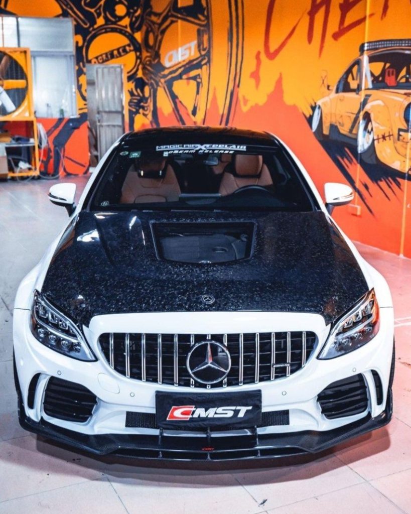 ฝากระโปรงหน้า CMST ทรง V2 สำหรับ Mercedes-Benz C-Class W205 2015-2021