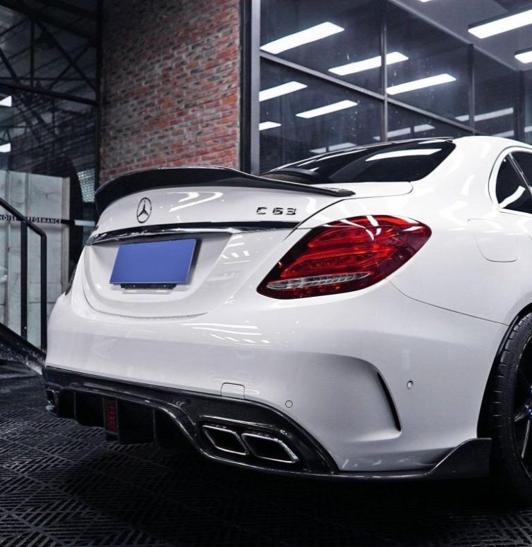 ดิฟฟิวเซอร์หลัง CMST สำหรับ Mercedes-Benz C-Class W205 2015-2018 (แบบที่ 2)