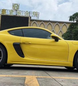 สเกิร์ตข้าง CMST ทรง V1 สำหรับ Porsche 718 Cayman 2017-ON