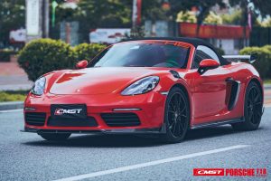 ชุดแต่งรอบคัน CMST ทรง B Porsche 718 สำหรับ Porsche 718 Boxster