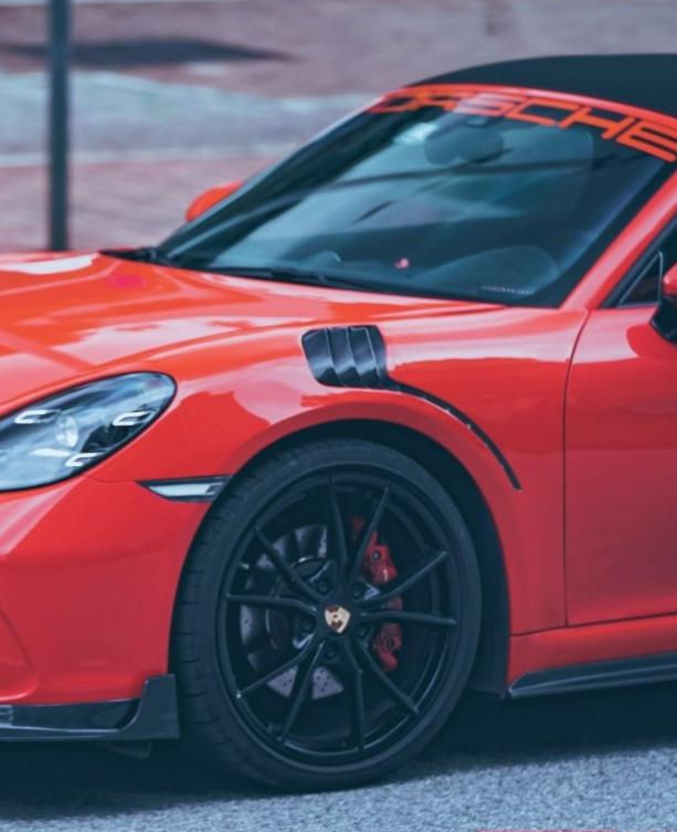 Porsche 718 Cayman Boxster Base S T GTS GT4 Spyder อะไหล่แต่ง CMST Tuning – ซุ้มล้อหน้า