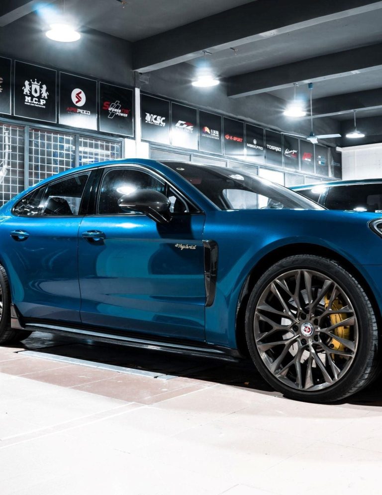 สเกิร์ตข้าง CMST ทรง V1 สำหรับ Porsche Panamera 971 2017-2020