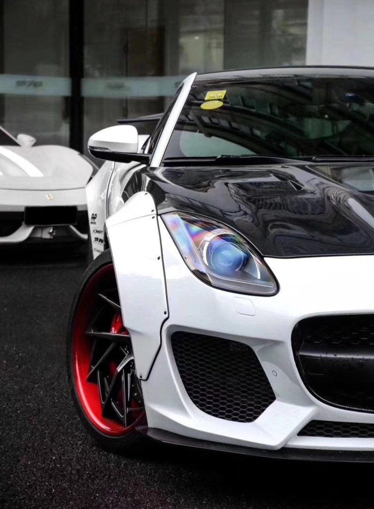 Jaguar F-Type SVR R S Base อะไหล่แต่ง CMST Tuning – ซุ้มล้อทรงไวด์บอดี้