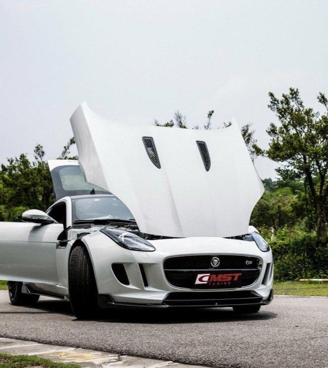 ลิ้นหน้า CMST ทรง สปลิตเตอร์ สำหรับ Jaguar F-Type 2014-2020