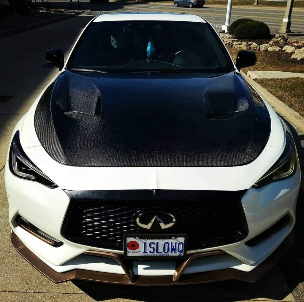 ฝากระโปรงหน้า CMST สำหรับ Infiniti Q60 2017-2022 (แบบที่ 2)