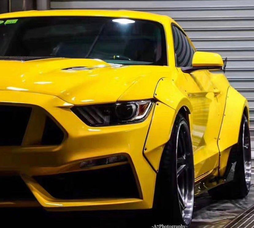 Ford Mustang S550.1 อะไหล่แต่ง CMST Tuning – ไวด์บอดี้ หน้า และ หลัง ซุ้มล้อ