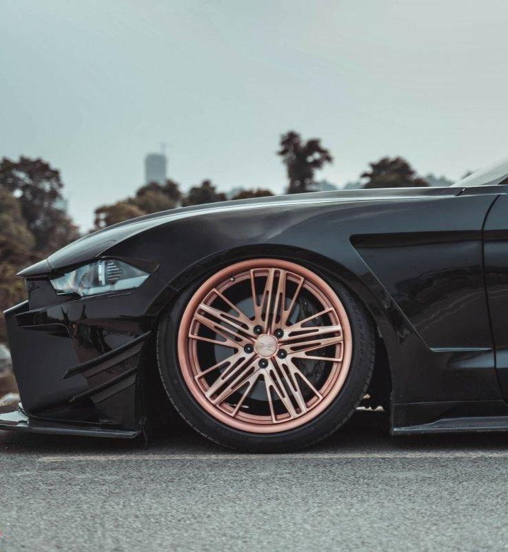 Ford Mustang GT 5.0 Mach1 Bullitt Ecoboost 2.3 S550.2 อะไหล่แต่ง CMST Tuning – ไวด์บอดี้ ซุ้มล้อหน้า และ ซุ้มล้อ