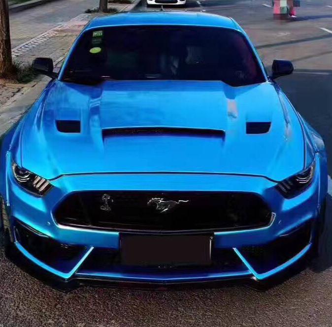 ฝากระโปรงหน้า CMST ทรง V1 สำหรับ Ford Mustang S550 2015-2017