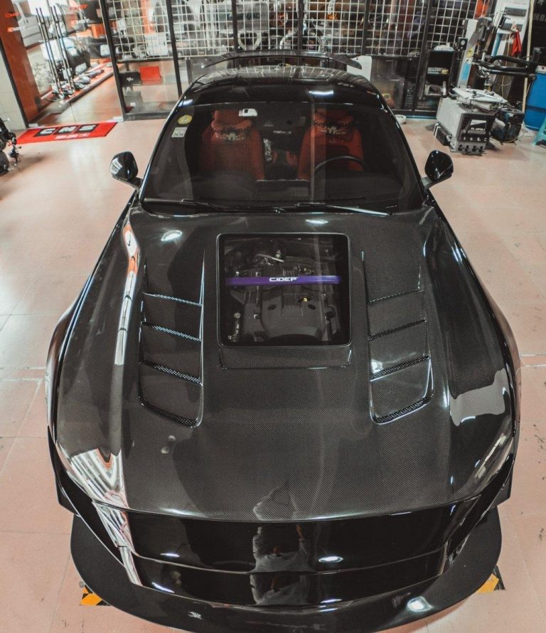 ฝากระโปรงหน้า CMST ทรง V2 สำหรับ Ford Mustang S550 2018-2023