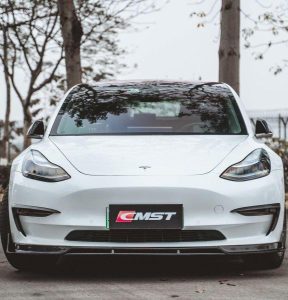 ลิ้นหน้า CMST ทรง สปลิตเตอร์ สำหรับ Tesla Model 3 2017-2023 (แบบที่ 3)