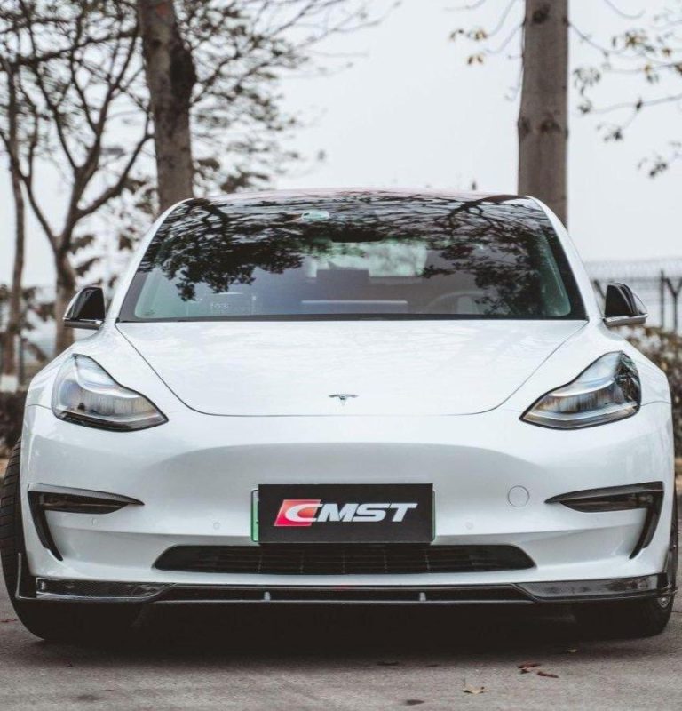ลิ้นหน้า CMST ทรง สปลิตเตอร์ สำหรับ Tesla Model 3 2017-2023 (แบบที่ 3)